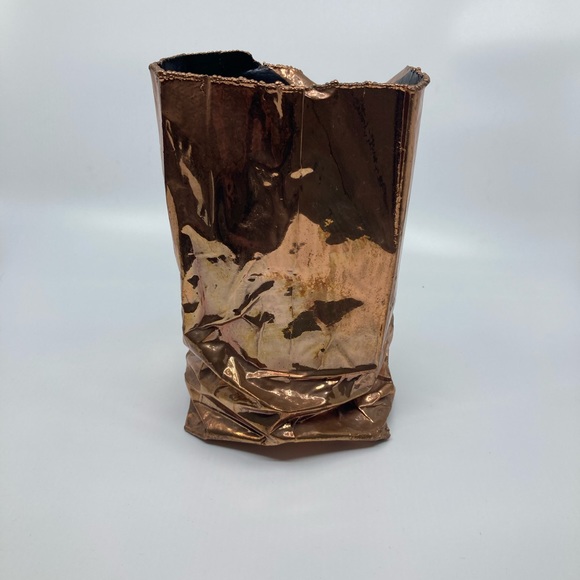 RARE California Bronze Paper Bag Sculpture - Picture 6 of 9